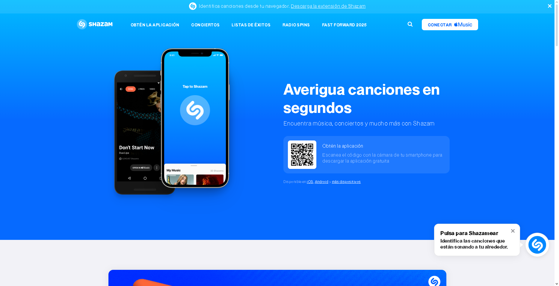 Concepto visual inspirado en Shazam